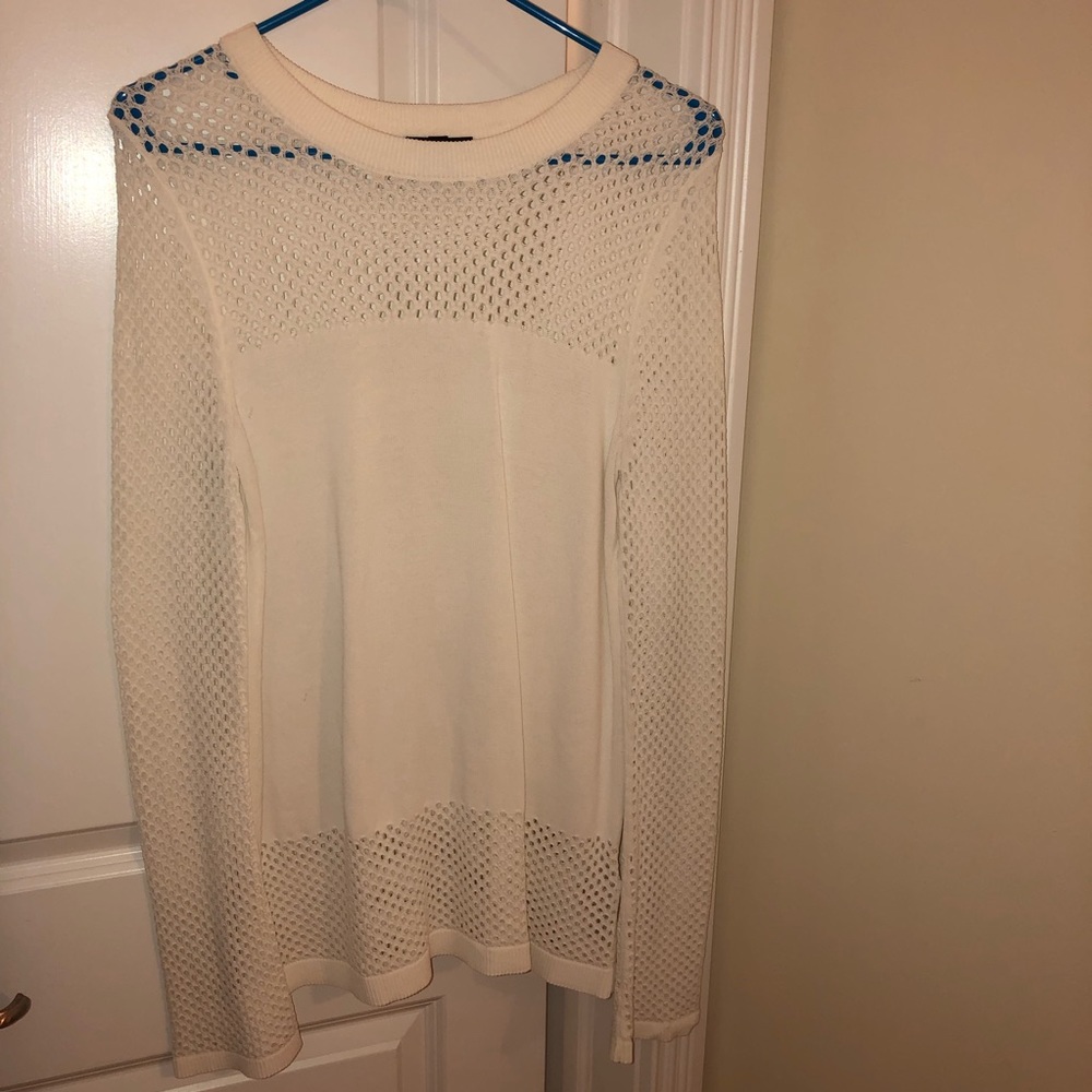 TOPSHOP mesh sweater